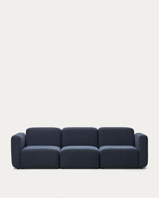Canapé modulable Neom 3 places bleu 263 cm FSC Mix Credit