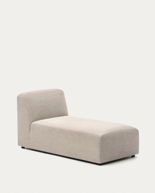 Module Neom avec méridienne beige 152 x 75 cm FSC Mix Credit
