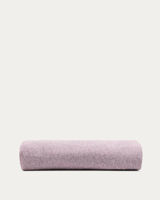 Housse pour repose-pieds Kaeli violet Ø 120 cm