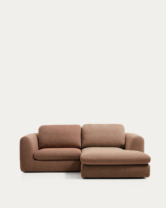 Canapé Vera 3 places avec méridienne droite terre cuite 232 cm FSC Mix Credit