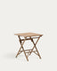 Table pliante Dandara en bois d’acacia 66 x 66 cm FSC 100 %