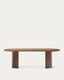 Table Nealy en placage de noyer, finition foncée 240 x 100 cm