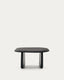 Table auxiliaire Pirita en bois de chêne finition noire 71 x 70 cm FSC 100 %