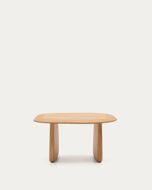 Table auxiliaire Pirita en bois de chêne finition naturelle 71 x 70 cm FSC 100 %