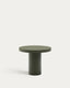 Table ronde Aiguablava en ciment vert Ø 90 cm
