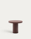 Table ronde Aiguablava en ciment terracota Ø 90 cm