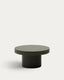 Table basse Aiguablava en ciment vert Ø 90 cm