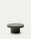 Table basse Aiguablava en ciment vert Ø 66 cm
