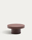 Table basse Aiguablava en ciment terracotta Ø 66 cm