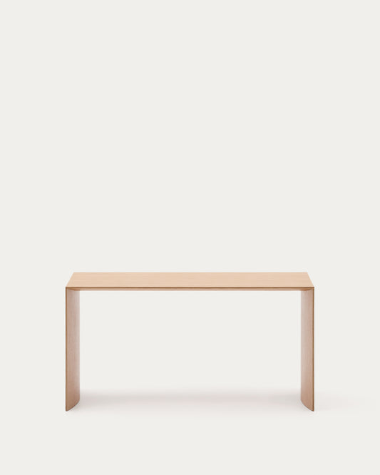Table basse Litto en placage de chêne FSC Mix Credit 90 x 45 cm