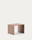 Table auxiliaire Litto en placage de noyer FSC Mix Credit 55 x 40 cm