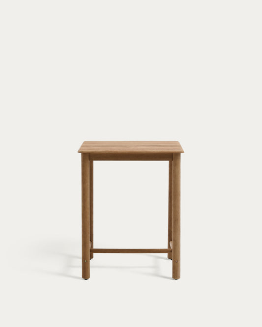 Table Sori en bois d’acacia 78 x 78 cm FSC 100 %