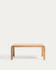 Table extensible Erisia en bois de chêne massif finition ton naturel 180 (230) x 90 cm FSC 100%