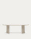 Table Nealy en DM laqué écrue 240 x 100 cm