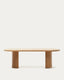 Table Nealy en placage de chêne, finition naturelle 240 x 100 cm