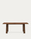 Table extensible Arlen en placage et bois de chêne, finition noyer 200 (250)x95 cm, FSC Mix Credit