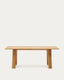 Table extensible Arlen en placage et bois de chêne, finition naturelle 200 (250)x95 cm, FSC Mix Credit