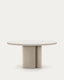 Table ronde Nealy en DM laqué écrue Ø 150 cm