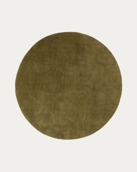Tapis rond Empuries vert Ø 200 cm