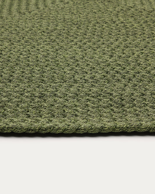 Tapis Despas en fibres synthétiques vert 160 x 230 cm