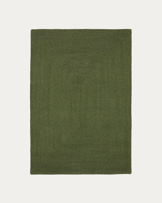Tapis Despas en fibres synthétiques vert 160 x 230 cm