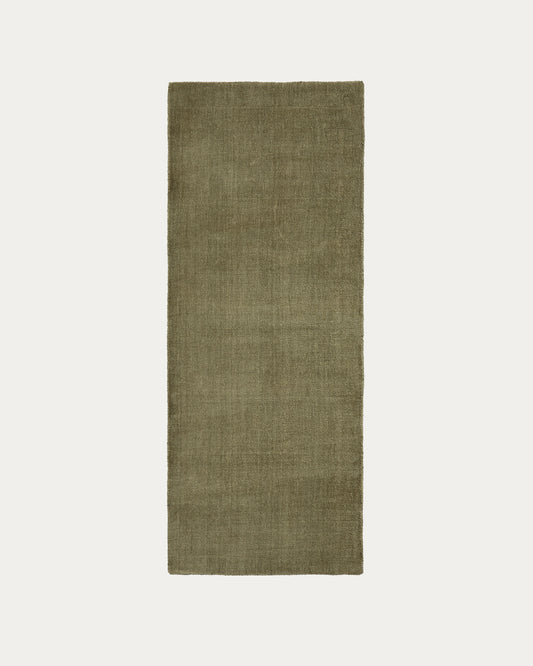 Tapis de couloir Empuries vert 80 x 200 cm