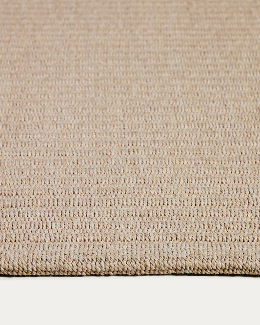 Tapis Ardelia en fibres synthétiques écru 160 x 230 cm