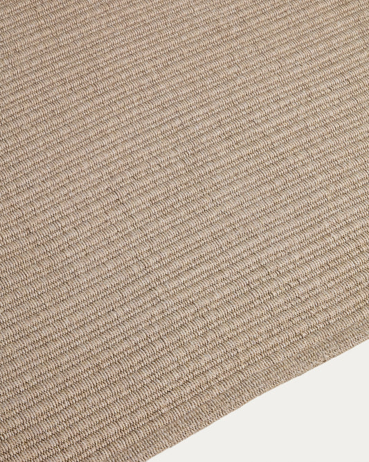 Tapis Ardelia en fibres synthétiques écru 200 x 300 cm