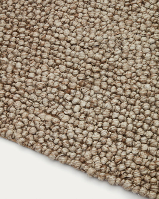 Tapis Lubrin en laine gris 200 x 300 cm