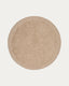 Tapis rond Marely en laine beige Ø 200 cm