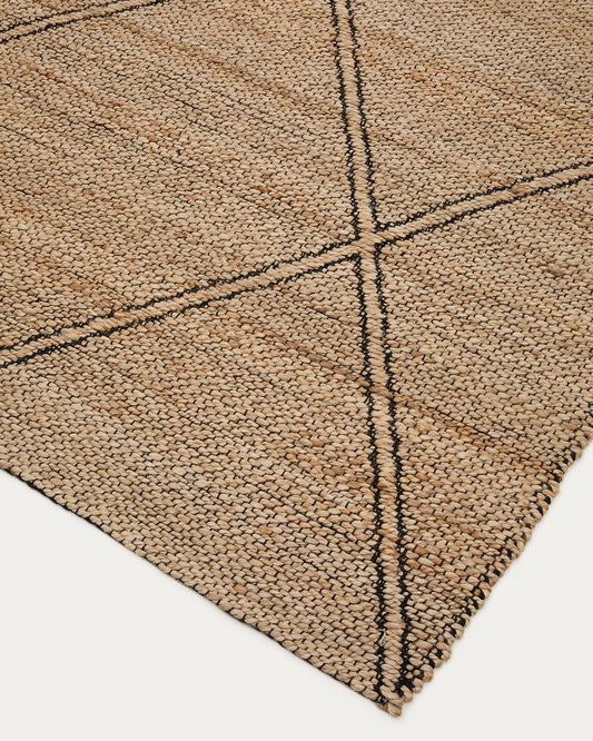 Tapis Vallalta en jute 160 x 230 cm