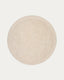 Tapis rond Marely en laine blanc Ø 200 cm