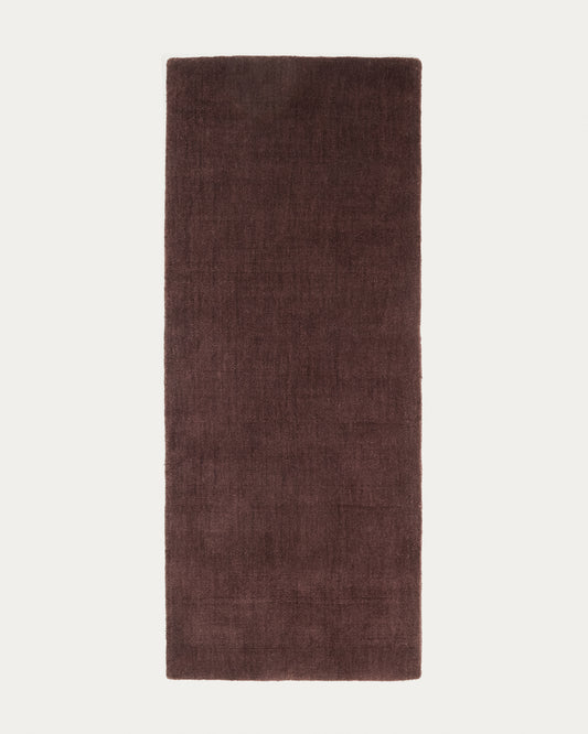 Tapis de couloir Empuries marron 80 x 200 cm